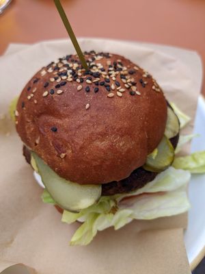 Vegan burger at Friend of Mine  in Bridge Of Allan