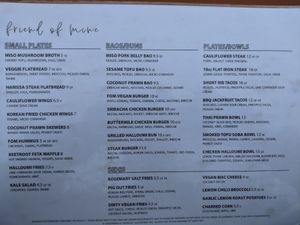 Menu at Friend of Mine  in Bridge Of Allan