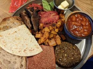 Vegan fry up at Friend of Mine  in Bridge Of Allan