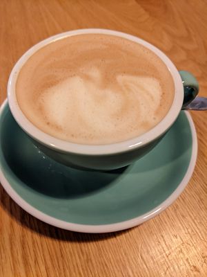 Oat milk latte at Friend of Mine  in Bridge Of Allan