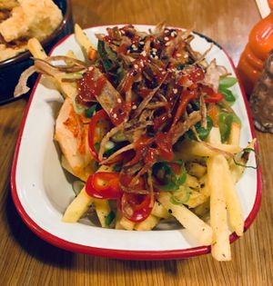 Togarishi fries. at Friend of Mine  in Bridge Of Allan