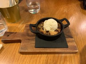 Skillet cookie. at Friend of Mine  in Bridge Of Allan