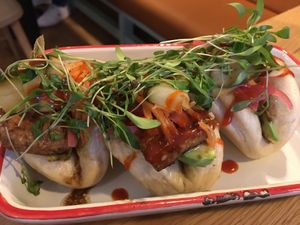 Sesame tofu buns  at Friend of Mine  in Bridge Of Allan