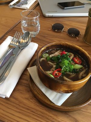 Miso soup at Friend of Mine  in Bridge Of Allan