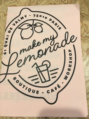 Logo at Make My Lemonade in Paris