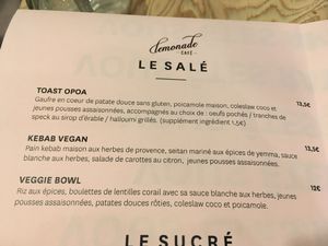 Salé at Make My Lemonade in Paris