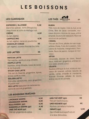 Drinks at Make My Lemonade in Paris