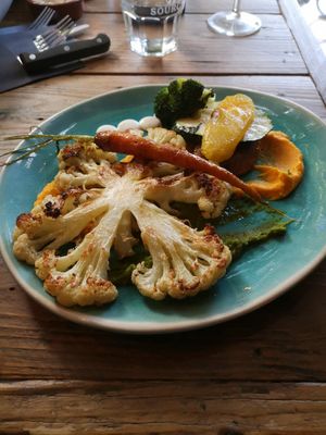 Vegan optie mogelijk, heerlijk echt gigantisch lekker at Bistro De Rode Kater in Deventer