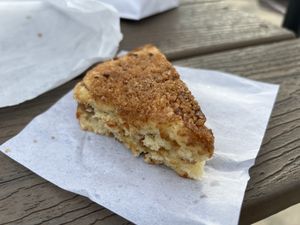 Vegan coffee cake  at Cabbage in Skippack