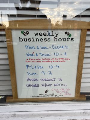   at Cabbage in Skippack