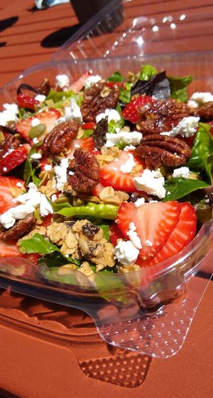 Strawberry cardamom salad at Cabbage in Skippack