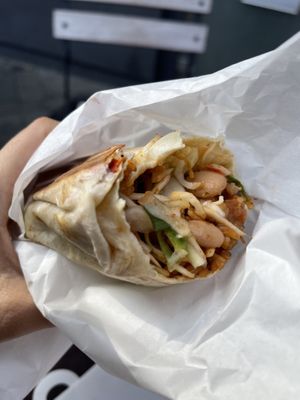 Vegan veggie burrito 🌯   at With Love Burrito in Maastricht