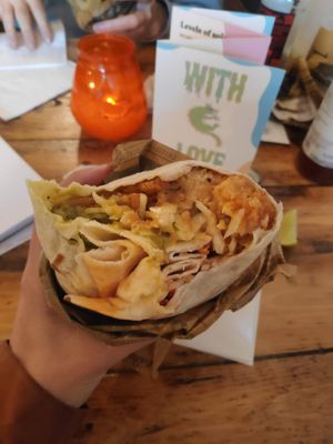 "Sweet potato burrito" at With Love Burrito in Maastricht