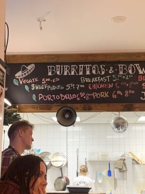 Prices at With Love Burrito in Maastricht