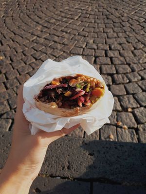 Portobello burrito at With Love Burrito in Maastricht