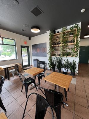 The space  at Dodge Street Coffeehouse in Iowa City