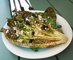 Grilled lettuce at Le Potager de Charlotte - Rennequin in Paris