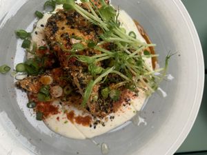 sesame tofu at Le Potager de Charlotte - Rennequin in Paris