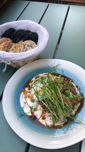 Sesame Marinated Tofu at Le Potager de Charlotte - Rennequin in Paris