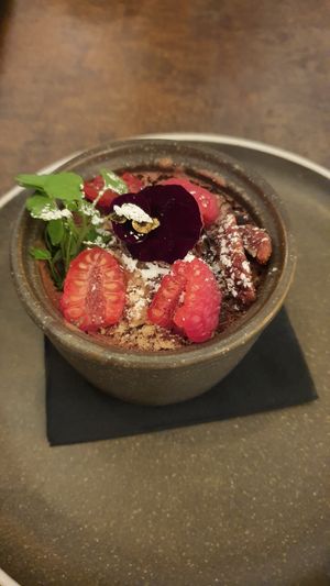 Chocolate mousse at Le Potager de Charlotte - Rennequin in Paris