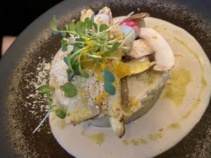 Hazelnuts mashed potatoe  at Le Potager de Charlotte - Rennequin in Paris