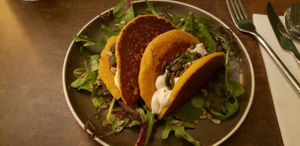 Crepe entree at Le Potager de Charlotte - Rennequin in Paris