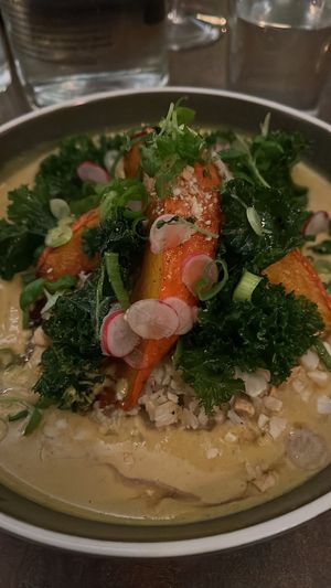 Curry main course - also wonderful  #Veganuary at Le Potager de Charlotte - Rennequin in Paris