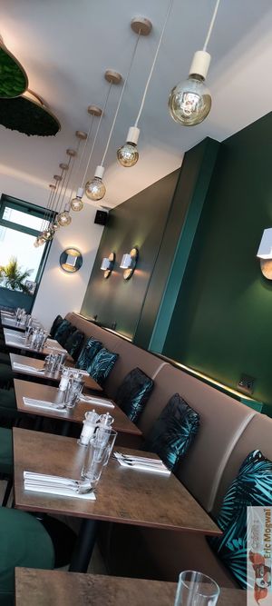 Inside seats at Le Potager de Charlotte - Rennequin in Paris