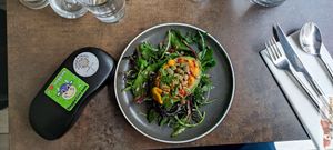 Avacado "egg" at Le Potager de Charlotte - Rennequin in Paris