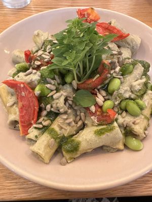 Cashew cream pasta  at Le Potager de Charlotte - Rennequin in Paris