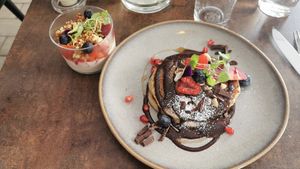 dessert du brunch at Le Potager de Charlotte - Rennequin in Paris