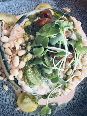 Riz sauvage with pine  at Le Potager de Charlotte - Rennequin in Paris