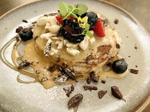 Almond&rice pancake  at Le Potager de Charlotte - Rennequin in Paris