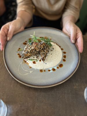 Starter tofu  at Le Potager de Charlotte - Rennequin in Paris