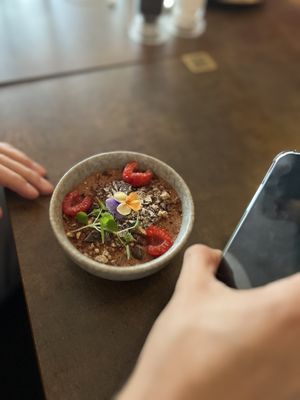 Chocolate mousse   at Le Potager de Charlotte - Rennequin in Paris