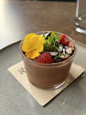 Chocolate mousse   at Le Potager de Charlotte - Rennequin in Paris