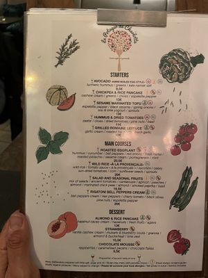 Menu  at Le Potager de Charlotte - Rennequin in Paris