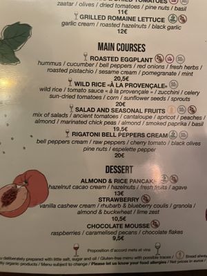 Menu  at Le Potager de Charlotte - Rennequin in Paris