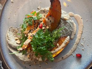 Starter (sweet potato )  at Le Potager de Charlotte - Rennequin in Paris