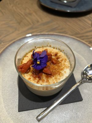 Crème brule- yes!!!  at Le Potager de Charlotte - Rennequin in Paris