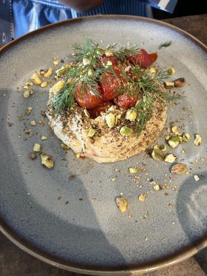 Houmous aux tomates cerises  at Le Potager de Charlotte - Rennequin in Paris