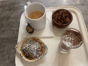 Gourmet coffee dish   at Le Potager de Charlotte - Rennequin in Paris