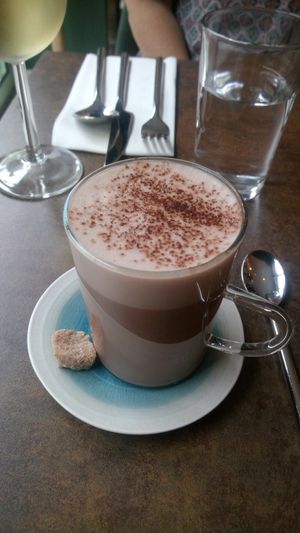 Chocolate milk with oat milk at Le Potager de Charlotte - Rennequin in Paris