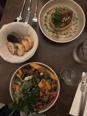 Salad& Rice corn at Le Potager de Charlotte - Rennequin in Paris