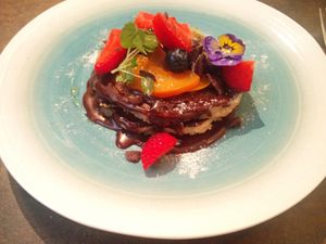 Almond & rice pancake at Le Potager de Charlotte - Rennequin in Paris