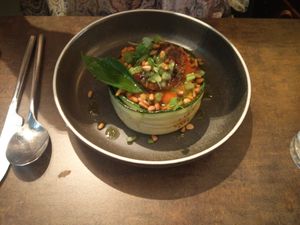 Rice & corn mix at Le Potager de Charlotte - Rennequin in Paris