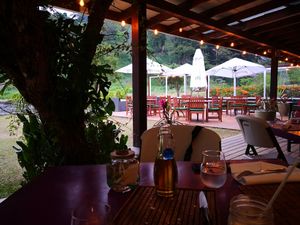 Outdoor Seating at The Rock in Boquete