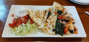 Quesadillas at Wally's in Surf City