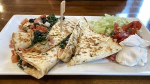 Quesadillas   at Wally's in Surf City