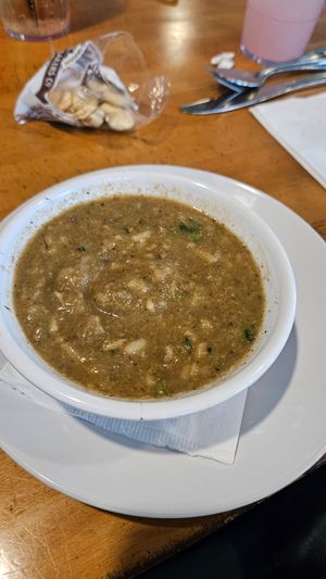 Mushroom soup at Wally's in Surf City